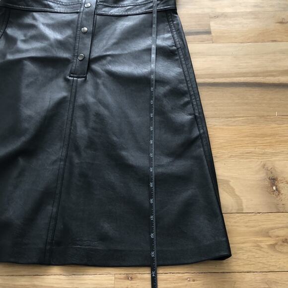 BCBG MaxAzria Stephana faux leather shirt dress - Picture 4 of 11